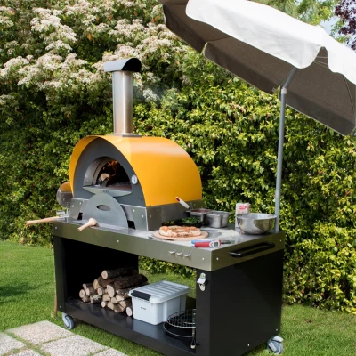 Multi-Functional Pizzaofen Base Table 160 cm