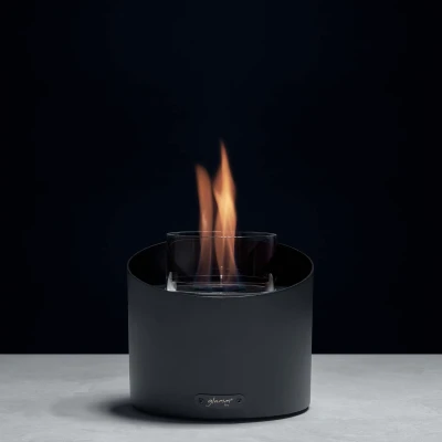 Contour Tischkamin – Schwarz