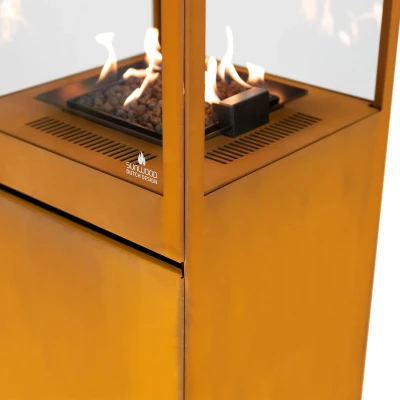 Marino Premium Cortenstahl-Gas-Terrassenheizer