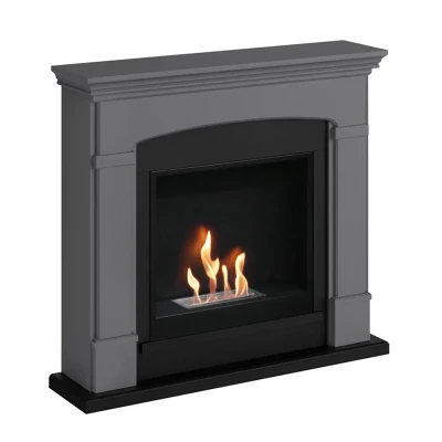 Hals Bioethanol Kamin in minimalistischem und modernem Design