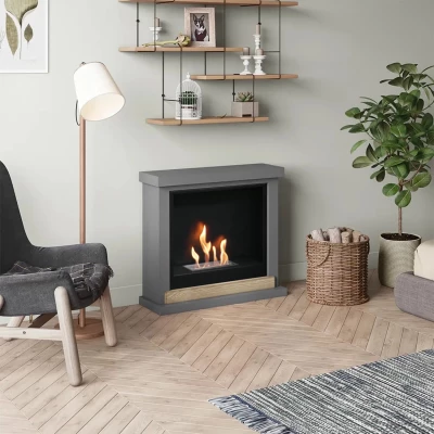 Skagen Ethanol Kamin Grau