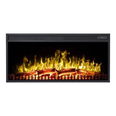 Klassischer LED-Kamin mit Strom betrieben Professioneller elektrischer LED-Kamin zur Montage