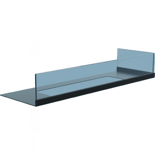 70 cm Sicherheitsglas Eck-Kamin