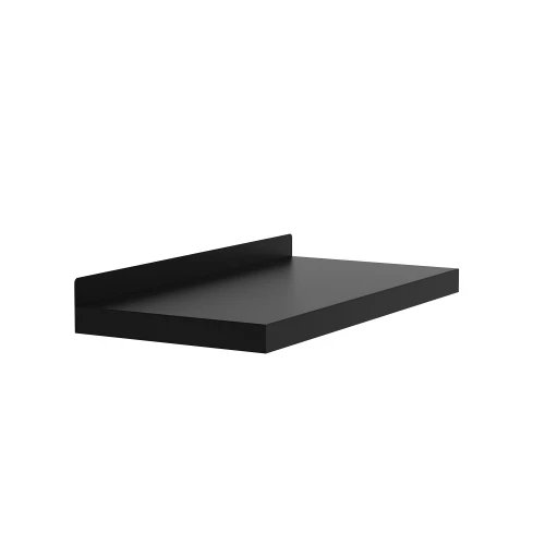 Schwarzes Seitenregal für Outdoor-Küchen