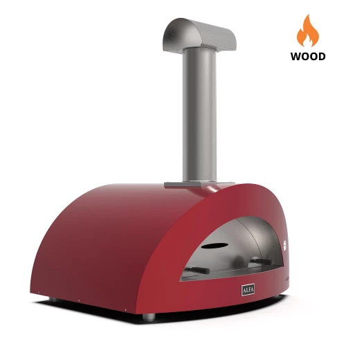 Moderno 5 Pizze Rot - Holz Pizzaofen