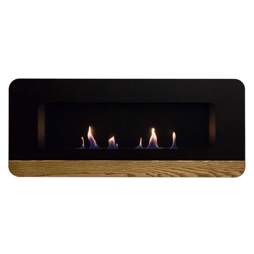 Nordlys Denmark Cora Duo Schwarz Bioethanol Wandkamin
