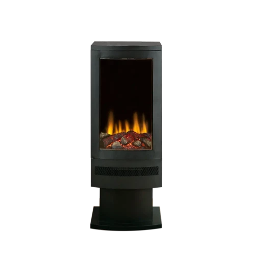 Bramshaw Pedestal von British Fires - freistehender Elektrischer Kamin im Holzofendesign Bramshaw Freistehender Elektrokamin - British Fires