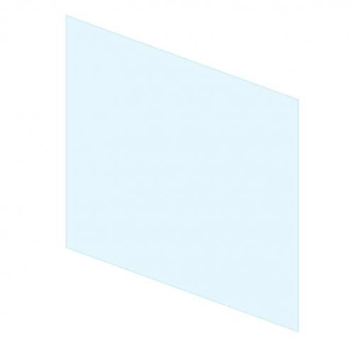 Ganze Glasscheibe 1000 mm Foco