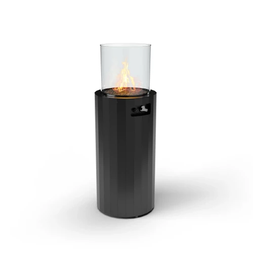 Bino Outdoor Gaskamin - Schwarz