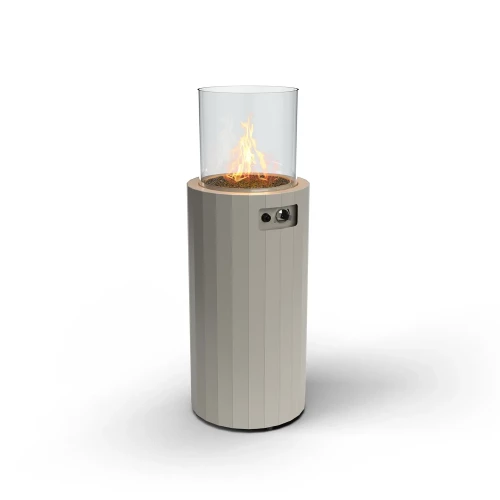 Bino Outdoor Gaskamin - Grau