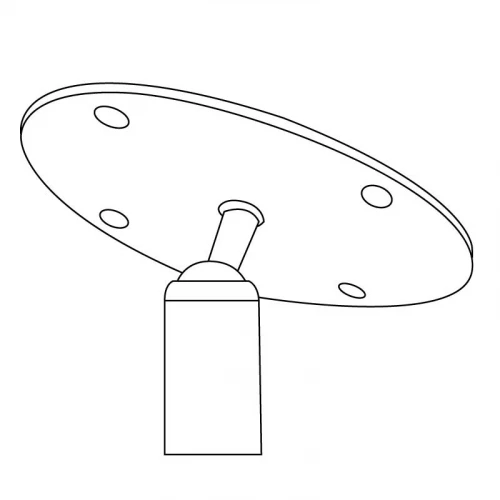 Schräge Deckenhalterung