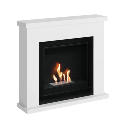 Bioethanol-Kamin Suite in Weiß von TAGU Frederikshavn Ethanol Kamin Weiß
