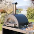 Classico 4 Pizze Holz Pizzaofen Grau