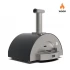 Classico 4 Pizze Holz Pizzaofen Grau