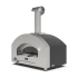 Futuro 2 Pizze Silber Schwarz - Hybrid Pizzaofen
