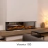 Dimplex Vivente 100 elektrischer Einbaukamin mit Flammenansicht von einer oder mehreren Seiten