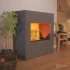 Goethe Wasserdampf Kamin - Grau