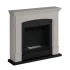 Hals Beige Bioethanol Kamin in minimalistischem und modernem Design