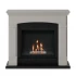 Hals Beige Bioethanol Kamin in minimalistischem und modernem Design
