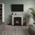 Hals Beige Bioethanol Kamin in minimalistischem und modernem Design