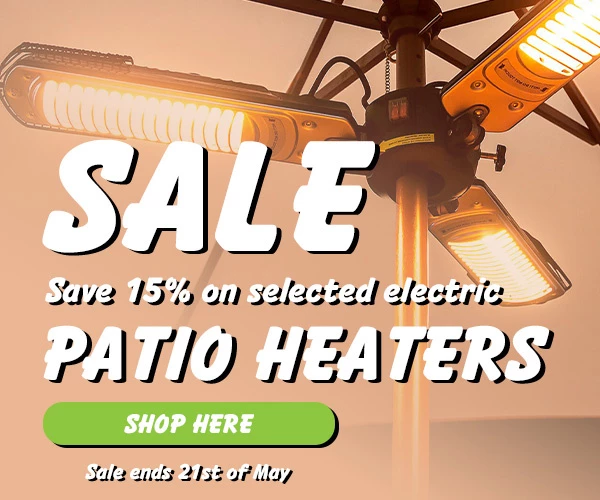 Electric patio heater sale